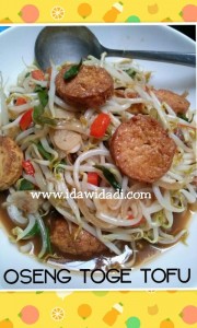 Sayur oseng toge tofu
