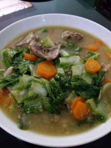 sayur capcay daging