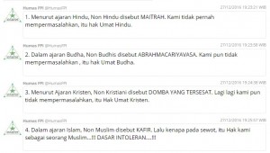 sebutan penganut agama lain